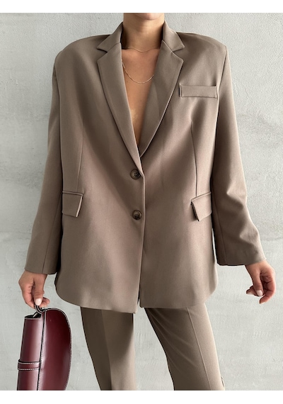 Kahve Washington Blazer Ceket Kahve