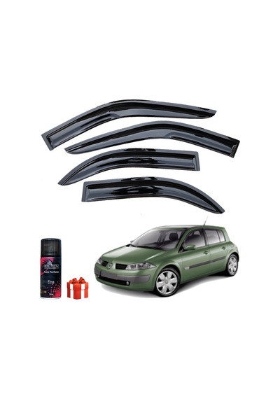 Caraks Megane 2 Mügen Cam Rüzgarlığı Hb 2004-2010 Arası 4'lü Takım + Koku