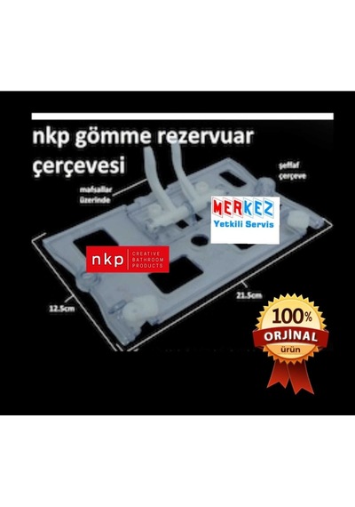 Gömme Rezervuar Iç Plastik Kapak Turkuaz