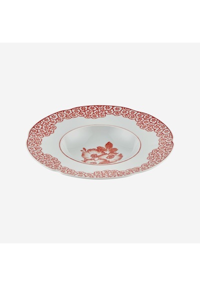 Turuncu Porselen Çukur Tabak 25 Cm