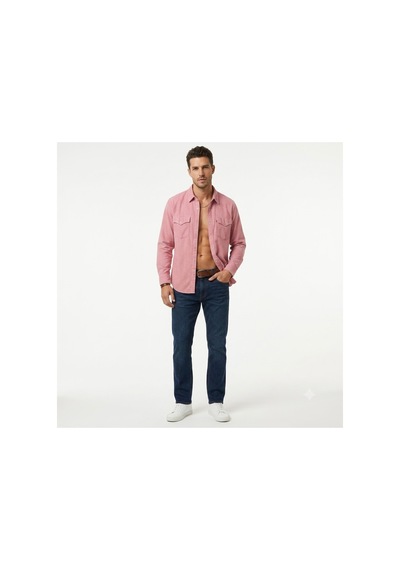 Levi's Relaxed Fit Western Gömlek-0072 Açık Kırmızı