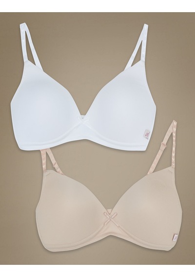 Marks & Spencer 2'li İlk Sütyenim Seti T33009132A Bej
