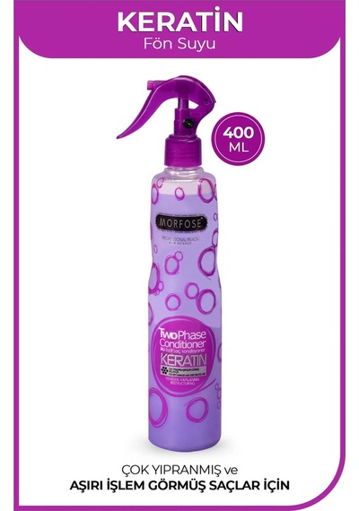 Morfose Keratin Çift Fazlı Fön Suyu 400 ML