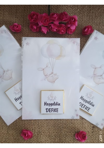 Farklı Market Hoşgeldin Bebek Çikolata Yenidoğan Çikolata 25 Adet