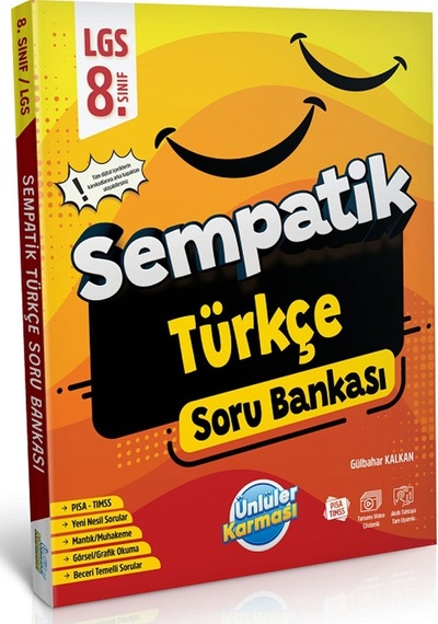 Ünlüler 8. Sınıf Lgs Türkçe Sempatik Soru Bankası Ünlüler Yayınla