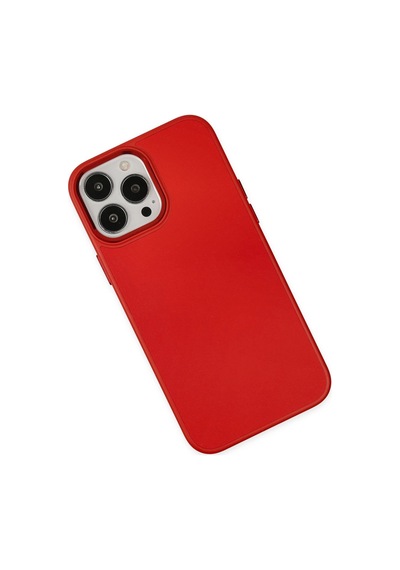 Newface - 388 - Apple iPhone Uyumlu 13 Pro Kılıf Asya Deri Silikon - Aconcept - - Kırmızı