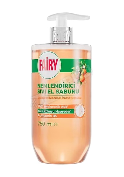 4 Adet Fairy Sıvı Sabun Mandalina 750 Ml