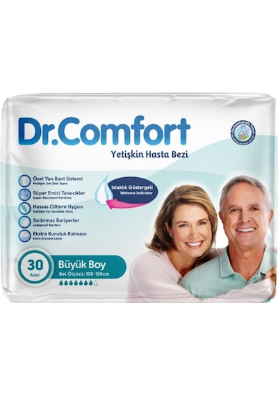 Dr Comfort Belbantlı Hasta Bezı 30lu Large L