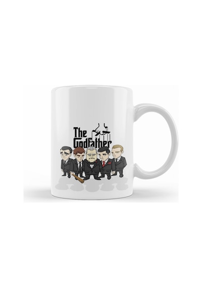 The Godfather İllüstrasyon Kupa Bardak Porselen No23305 Karışık