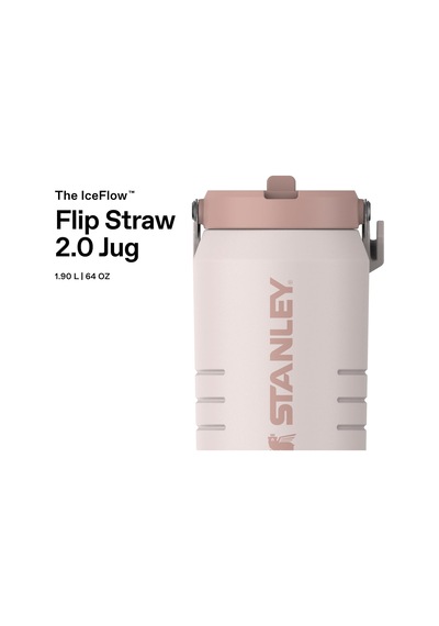 Iceflow Flip Straw Tumbler Pipetli Termos Matara, 1.9 L