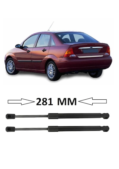 Ford Focus 1 Sedan 1998-2005 Uyumlu Sağ + Sol Takım Bagaj Amortisörü 2 Adet 281mm Xs41f406a10ac Bagaj Amortisör Ford Focus 1 Sedan 1998-2005 Uyumlu Sağ + Sol Takım Bagaj Amortisörü 2 Adet 281mm Xs41f406a10ac Bagaj Amortisör