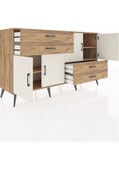Hyperion Konsol 3 Raflı 4 Çekmeceli 4 Kapaklı 176x44x99 Çam-aytaş Çam-aytaşı/çam Hyperion Konsol 3 Raflı 4 Çekmeceli 4 Kapaklı 176x44x99 Çam-aytaş Çam-aytaşı/çam