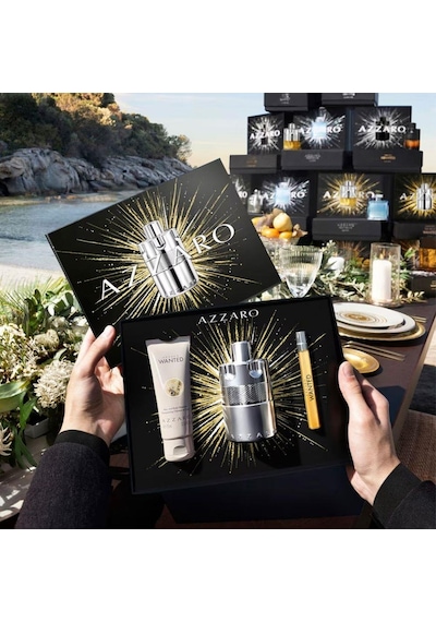 Azzaro Wanted 75 Ml Shampoo+edp 100 Ml+edp 10 Ml Erkek Parfüm Seti Odunsu