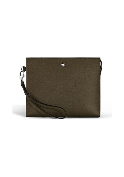 Mb221566 Mont Blanc Sartorial Khaki Clucth-el Çantası Yeşil