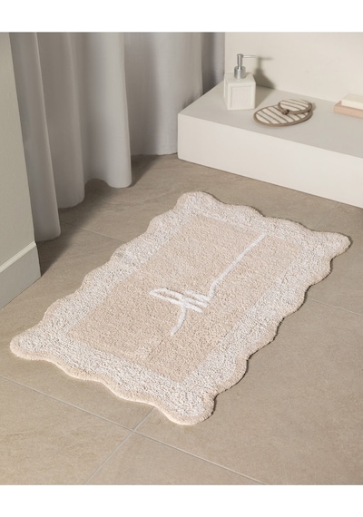 Madame Coco Gordes Banyo Paspası 50 x 80 CM Bej