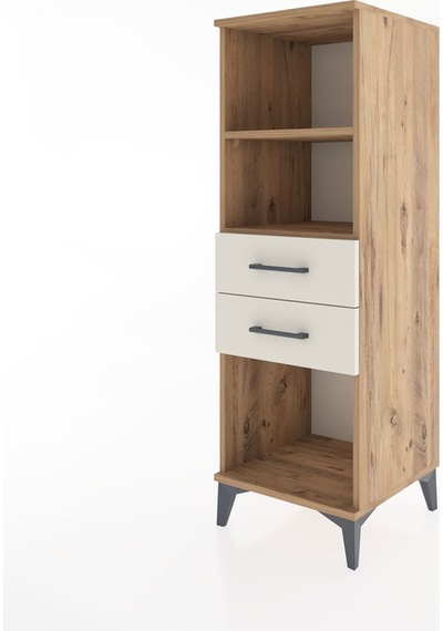 Hyperion Dolap 2 Raflı 2 Çekmeceli 44x44x134 Çam-aytaşı Atlas Çam