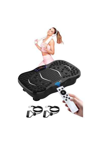 Bluetooth'lu Titreşimli Egzersiz Aleti Tüm Vücut Egzersizi Için Ev Ofis Spor Aleti