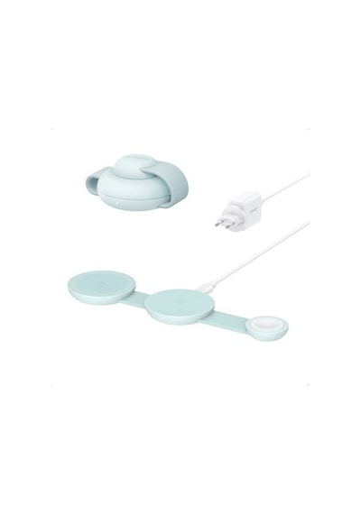 Katlanabilir 15w Kablosuz Seyahat Şarj İstasyonu, Magsafe Uyumlu