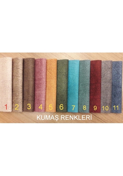 Esertrade Enfiga Çay Seti Koltuk Takımı Özel Nubuk Kumaş 2+1+1 Kampanya