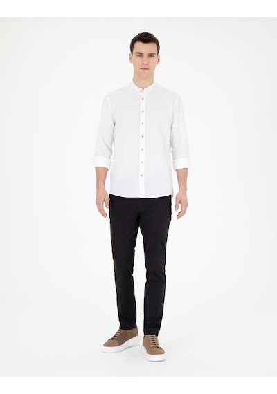 Pierre Cardin Erkek Siyah Kanvas / Chino Pantolon 50288511-vr046 Siyah