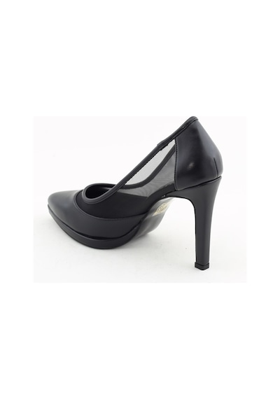 Seç Kundura Şnk 7535 Fileli Stiletto Ayakkabi Siyah