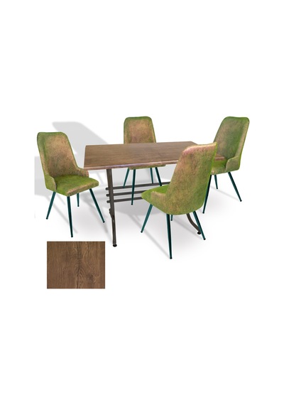 Japon - Çırağan Masa Takımı - 80x140 Werzalit, Wermodin Ve Allzalit Tabla - Rustic Dark - Kapiçino Çok Renkli Japon - Çırağan Masa Takımı - 80x140 Werzalit, Wermodin Ve Allzalit Tabla - Rustic Dark - Kapiçino Çok Renkli