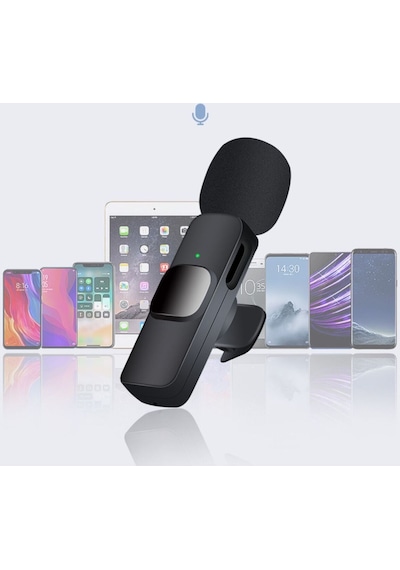 İphone Girişli Telefon Uyumlu Wireless Youtube Tiktok Yayın Kablosuz Yaka Mikrofonu