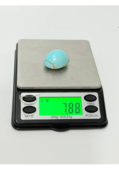 Doğal İran Nişabur Firuze Turkuaz Taşı 39,4 Karat - 7,85 Gram T233