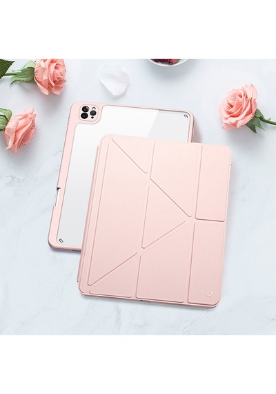 Dux Ducis Apple Uyumlu iPad  Pro 12.9 2022-2021-2020-2018uyku Modlu Kapaklı Kı
