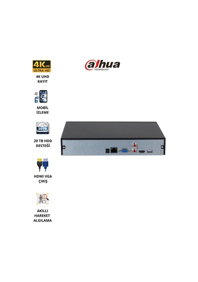Nvr2116hs-4ks3 16 Kanal 4k Ip Kamera Kayıt Ünitesi