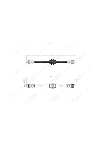 SVAC 600179 Arka Fren Hortumu Latitude 10-