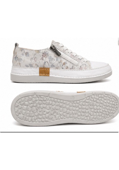N Napa Shoe Np.8260f.gümüş Deri Ayakkabı