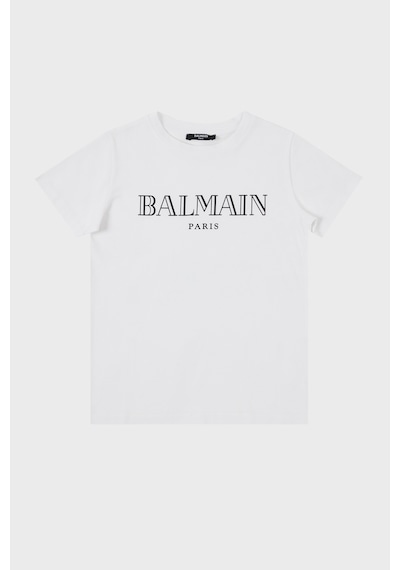 Balmain Çocuk T Shirt 6m8721 Mx030 100 Beyaz