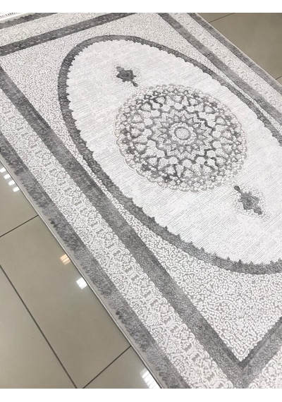 Merinos Halı Elegance 73941 097 Serisi Akrilik Salon Oturma Yatak Odası Halısı Gri