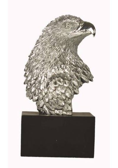 WISE Veronese Serisi-WISE STANDLI KARTAL BAŞI GRİ-18*9*9 CM