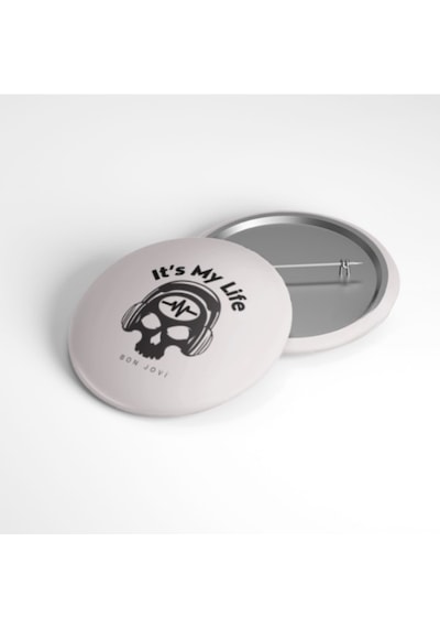 Bon Jovi Its My Life - 58mm Rozet Çok Renkli