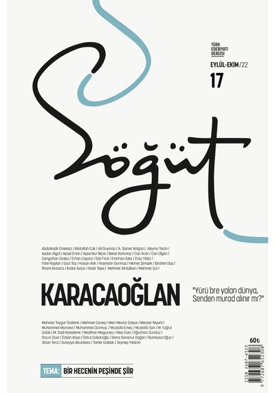 Söğüt 17.Sayı Eylül-Ekim 2022
