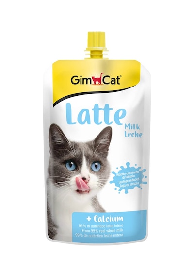 Gimcat Milk Latte Calcium Pouch Yavru ve Yetişkin Kedi Sütü 200 ML Gimcat Milk Latte Calcium Pouch Yavru ve Yetişkin Kedi Sütü 200 ML