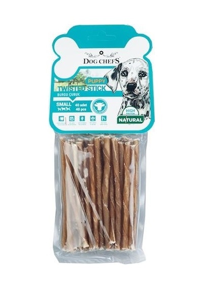Dog Chefs Köpek Kemik Burgu Natural Small Köpek Kemiği 40'lı