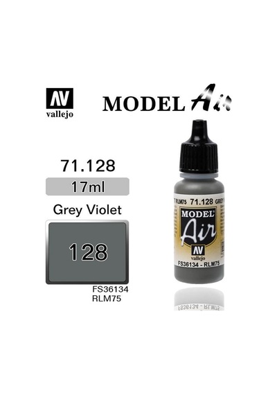 17 Ml. Grey Violet Model Air Serisi Maket Boyası, Vallejo 71128 Standart