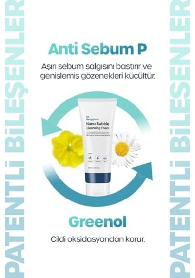 Nano Bubble Kabarcık Yüz Temizleme Köpüğü Nano Bubble Cleansing Foam 200 Ml