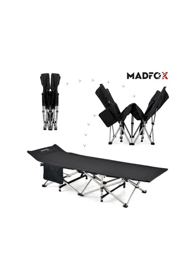 Madfox Aerolift Katlanır Kamp Yatağı Kampet Black
