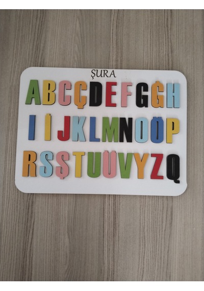 Çocuk Gelişimi Alfabe Yap-boz Puzzle Oyun Kaliteli