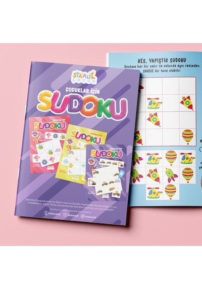 Çocuklar için Sudoku - Seviye 3 5-6 Yaş