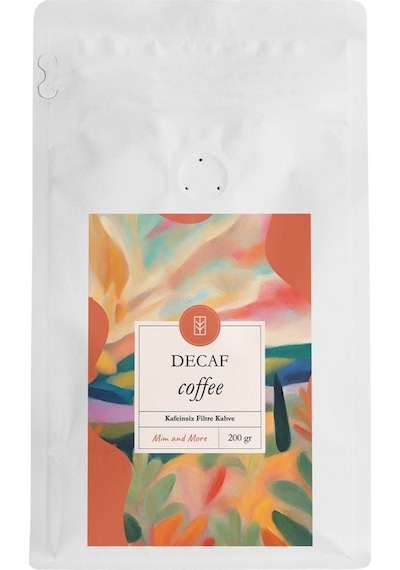 Mim And More Decaf Coffee Kafeinsiz Çekirdek Kahve 200 G