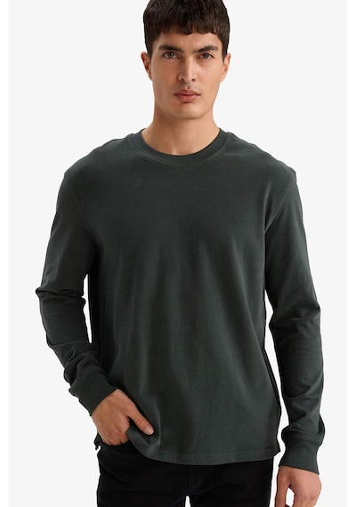 Defacto %100 Pamuk Uzun Kollu Body F8733ax26spgn827 Yeşil-gn827