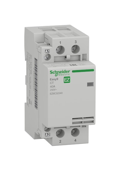 Schneider Electric EZ9C32240 2 x 40A 2No Sessiz Kontaktör 240Vac
