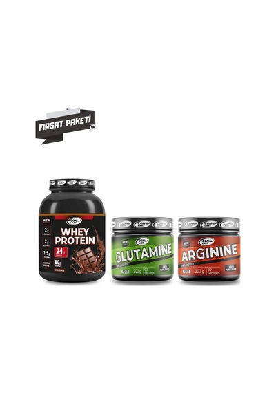 Whey Protein 2000g/glutamıne 300g/argınıne 300g Çikolatalı