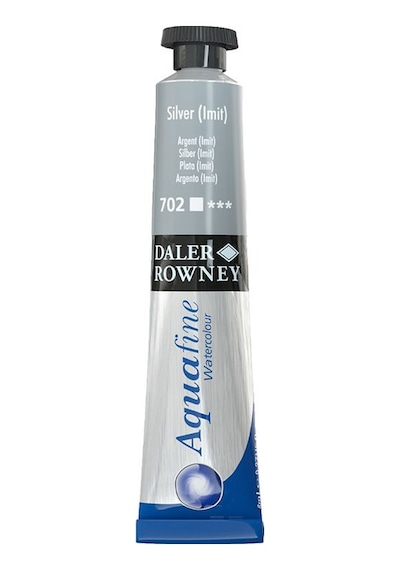 Daler Rowney Aquafine Tüp Sulu Boya 8ml 702 Silver Imit