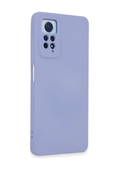 Bezos Redmi Note 12 Pro 4g Kılıf Nano İçi Kadife Silikon - Lila Mmbz